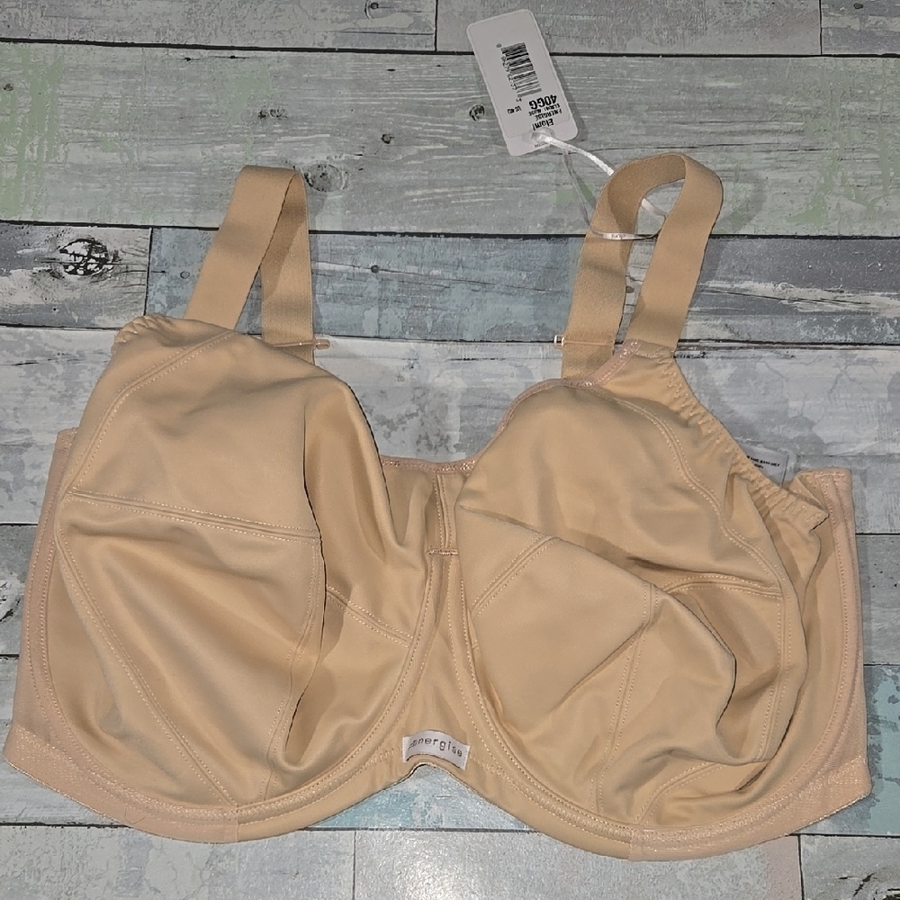 Elomi Nude Energise Bra With J Hook Sz 40 J New With Tags
